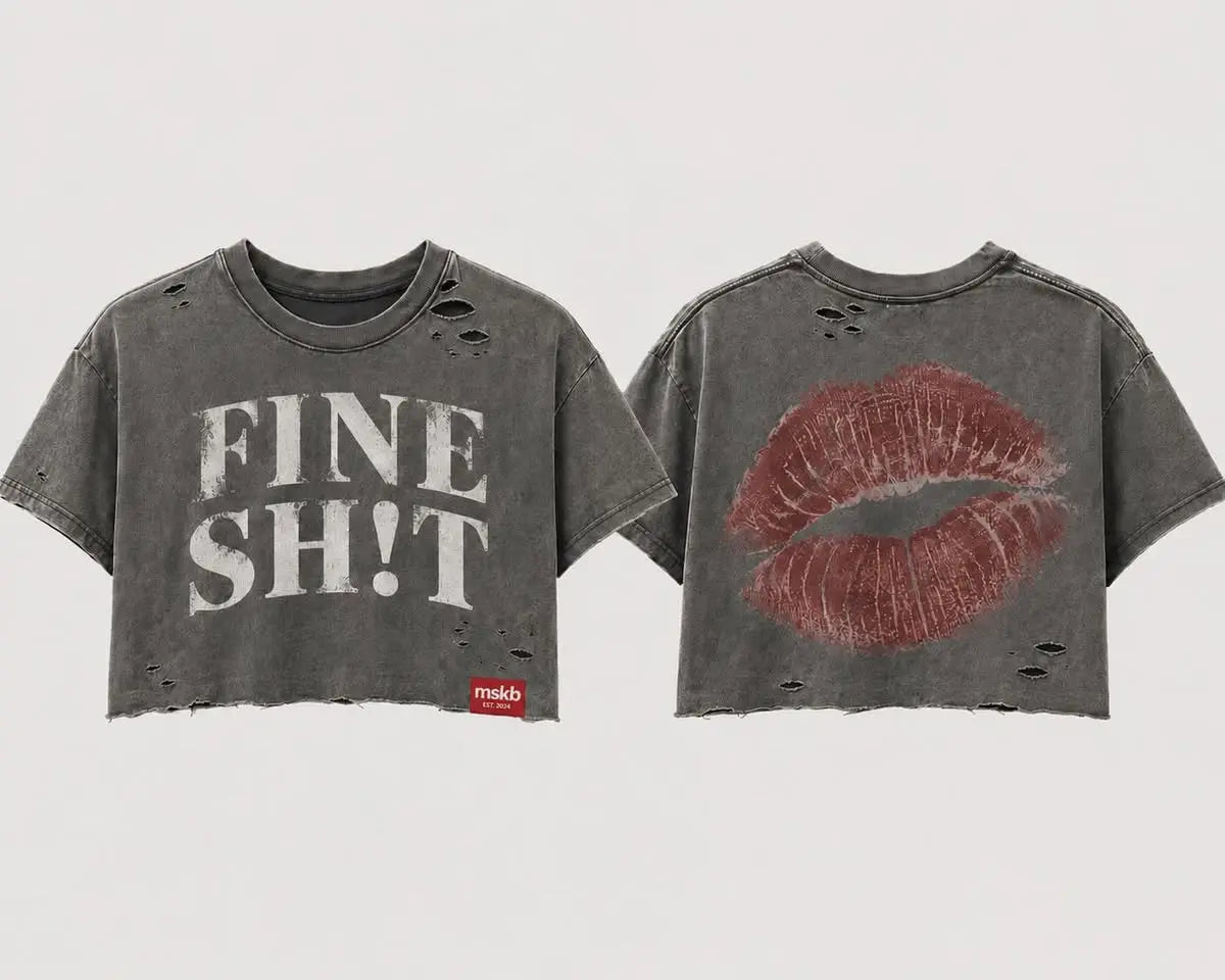 Fine sh!t crop top